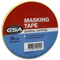GSA Masking Tape, 18 mm x 50 Meter