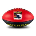 Sherrin Adelaide Crows AFL Club Leather Football, Red/Black, Size 5