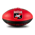 Sherrin Essendon Bombers AFL Club Leather Football, Red/Black, Size 5