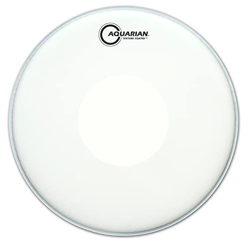 Aquarian TCPD12 Texture Coated Aquarian TCPD12 Texture Coated with Power Dot Snare Drum Head, Clear, 12-Inch Diameter, 12 Inches