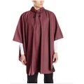 Charles River Apparel Mens Pacific Rain Poncho, Maroon, One Size