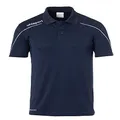 Uhlsport Stream 22 Polo Shirt Navy/White XL