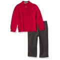 Nautica Baby Boys' 2-Piece Sweater Set with Pants, Roasted Rouge, 24 Months