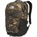 The North Face Borealis School Laptop Backpack, New Taupe Green Snowcap Mountains Print/TNF Black, One Size, New Taupe Green Snowcap Mountains Print/TNF Black, One Size