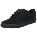 DC Men's Anvil Casual Skate Shoe, Black/Black, 8.5