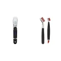 OXO Good Grips Deep Clean Brush Set & Good Grips Soap Dispensing Dish Brush, None, Black/White, 1067529, 15x10x5cm
