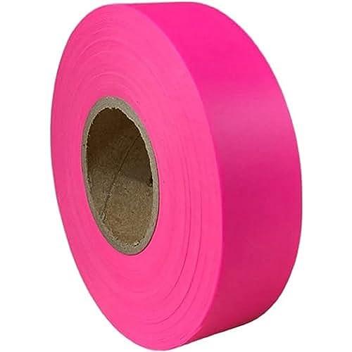 GSA Flagging Tape, 75 m Length x 25 mm Width, Pink