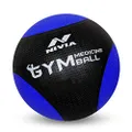 Nivia Medicine Ball of 4 Kg | Assorted | Material : Rubber | for Workouts, Strength Training, Pilates Therapy and Balance Training | Anti-Slip Ball for Adults, Men and Women