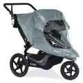 BOB Gear Duallie Swivel Wheel Stroller Weather Shield | Water and Wind Resistant + Ventilated + Easy Install
