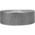 Strapworks Heavyweight Polypropylene Webbing - Heavy Duty Poly Strapping for Outdoor DIY Gear Repair, 2 Inch x 10 Yards - Silver Gray