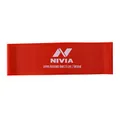 Nivia Lateral 2.0 Resistance Band Level 2 (Red, Medium Tension) | Material - Natural Rubber | Men & Women | Gym Elastic Resistance Band | Long Resistance Band | Other Variants - Heavy, Medium, Light