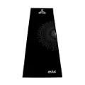 Stag Designer Yoga Mat, 6mm (Black/Silver)