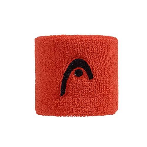 Head Cotton Wristband, Orange, 2.5 Inch Size