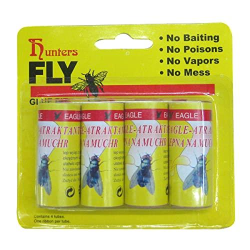 Lylac K004954 Fly Catcher Glue Strip 4-Pieces Pack