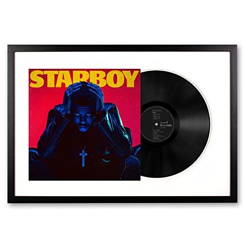 Vinyl Art The Weeknd Starboy Double Memorabilia Framed