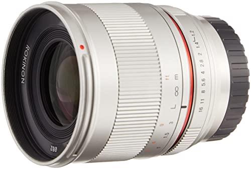Rokinon 35mm F1.2 High Speed Wide Angle Lens for Fujifilm X Mount - Silver - Fuji X