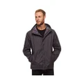 Tommy Hilfiger Men's Waterproof Breathable Hooded Jacket, Charcoal, M