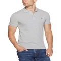 Lacoste Men's Slim Fit Polo, Silver Chine, XX-Large