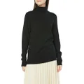 Amazon Essentials Women's Classic-Fit Lightweight Long-Sleeve Turtleneck Sweater (Available in Plus Size), Black, Medium