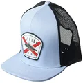 Rip Curl Icons Trucker Hat, Mesh Back Cap Snapback for Men, Adjustable, Light Blue, One Size