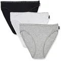 Bonds Women s Hipster Briefs Bikini Style Underwear, New grey marle white black (3 Pack), 14 US