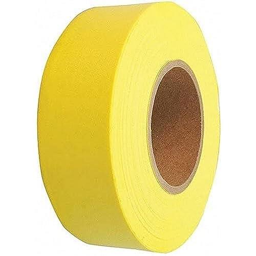 GSA Flagging Tape, 75 m Length x 25 mm Width, Yellow