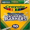 Crayola 10ct Washable Fineline Markers