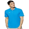 Nivia Step Out & Play 7183 Polyester Ray - 4 Polo T-Shirt for Men (Indigo Blue, L) | Light Weight | Comfortable | Stylish