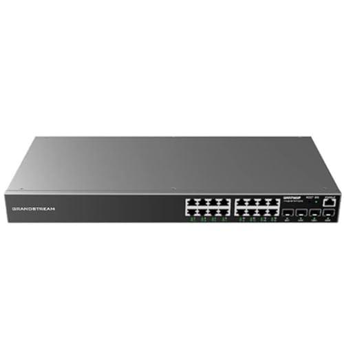 Grandstream Enterprise 16 Gigabit 4 SFP Ports Layer 2+ Managed Network Switch