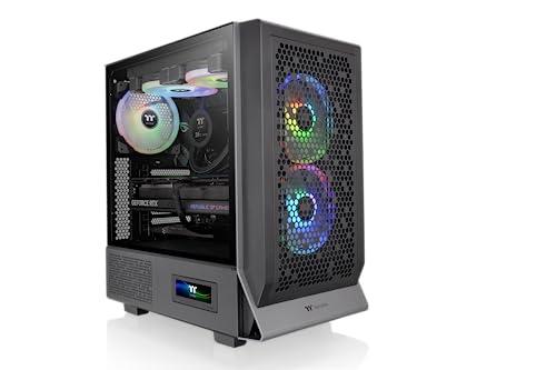 Thermaltake Ceres 300 Tempered Glass ARGB Mid Tower E-ATX Case Black Edition, CA-1Y2-00M1WN-00