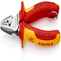 Knipex 97 78 180 T Bk Crimping Pliers For End Sleeves (Ferrules) Insulated With Multi-Component Grips, Vde-Tested With Integrated Insulated Tether Attachment Point For A Tool Tether, 180 mm