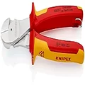 Knipex 1000V Tethered High Leverage Diagonal Cutter, 250 mm Length x 61 mm Width x 29 mm Height