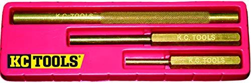 KC-Tools 07026 Brass Punch 3 Piece Set