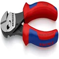 Knipex Tools 73 72 180 BK TwinForce High Performance Leverage Diagonal Cutter with Comfort Grip Handle, Red/Blue