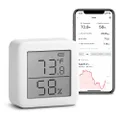 SwitchBot Thermometer Hygrometer Alexa iPhone - Android Wireless Temperature Humidity Sensor with Alerts, Add SwitchBot Hub Compatible with Alexa, Google Home, IFTTT