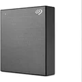 Seagate One Touch Portable External Hard Disk Drive with Data Recovery Services, 1TB, Grey