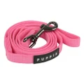 Puppia Two Tone Dog Lead Strong Durable Comfortable Grip Walking Training Leash for Small & Medium Dog, Pink, Medium