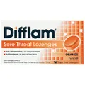 Difflam Difflam Dual Action Anit Inflammatory and Antibacterial Lozenges, Orange 16 count