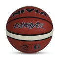 Nivia Engraver Basketball | Color: Red | Size: 6 | Soft Rubberized Moulded | 14 Panels | Material Core Bladder Latex | Suitable for Hard Surface | Machine Stitched | Match Ball for Men