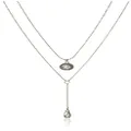 Lucky Brand Womens Pearl Delicate Necklace, One Size, Metal