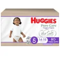Huggies Pure Care Nappy Pants Size 5 (14-18 kg) 80 Count (Packaging May Vary)