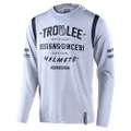 Troy Lee Designs Men's 23 Gp Air Roll Out Jersey, Light Grey, XX-Large