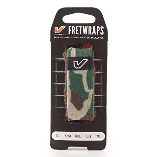 Gruv Gear FretWraps Green Camo String Muters 1-Pack (Small) (FW-1PK-CMG-SM) Camo Green/Brown