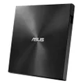 ASUS ZenDrive U8M Ultraslim External DVD Drive & Writer, USB C Interface, Compatible with Windows and Mac OS, M-DISC Support, Comprehensive Backup Solutions Included
