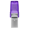 Kingston DataTraveler 256 GB USB 3.2 MicroDuo 3C Flash Drive