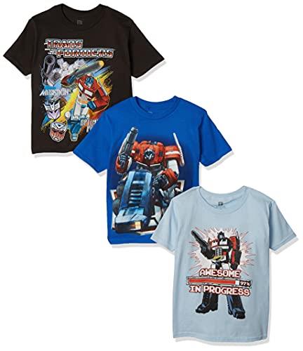 Freeze Transformers Little Boys' Boys T-Shirt 3-Pack, Assorted, 5/6