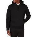 Amazon Essentials Men's Hooded Fleece Sweatshirt (Available in Big & Tall), Black, Small