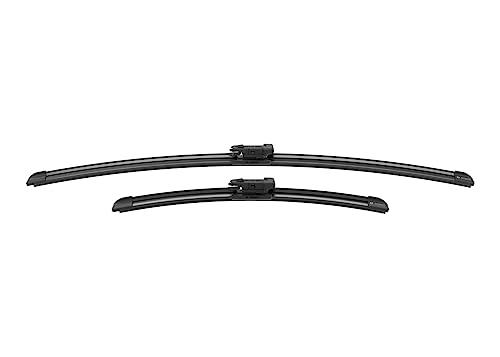 Genuine Bosch AM246S Wiper Blade Set – Flat Bar Design with Spoiler, 650mm & 380mm for Right-Hand Drive Vehicles