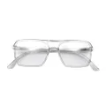 LONDON MOLE Eyewear - Spy Blue Light Blocking Glasses - Square Glasses - Blue Light Glasses - Anti-headache - Computer Glasses - Gaming - Unisex for Men/Women, Transparent
