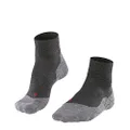 FALKE Men's M SO TK5 Short Hiking Socks-Merino Wool Blend, Grey (Asphalt Melange 3180), UK 8-9 (EU 42-43 Ι US 9-10)